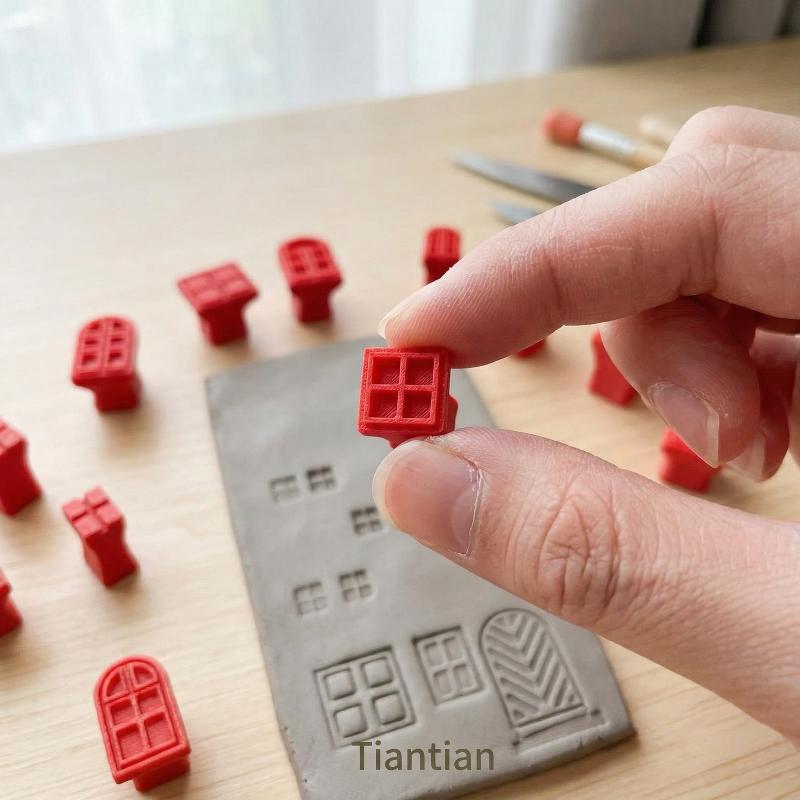Wax Seal Stamp Kit - 25개 플라스틱 클레이 스탬프 및 몰딩
