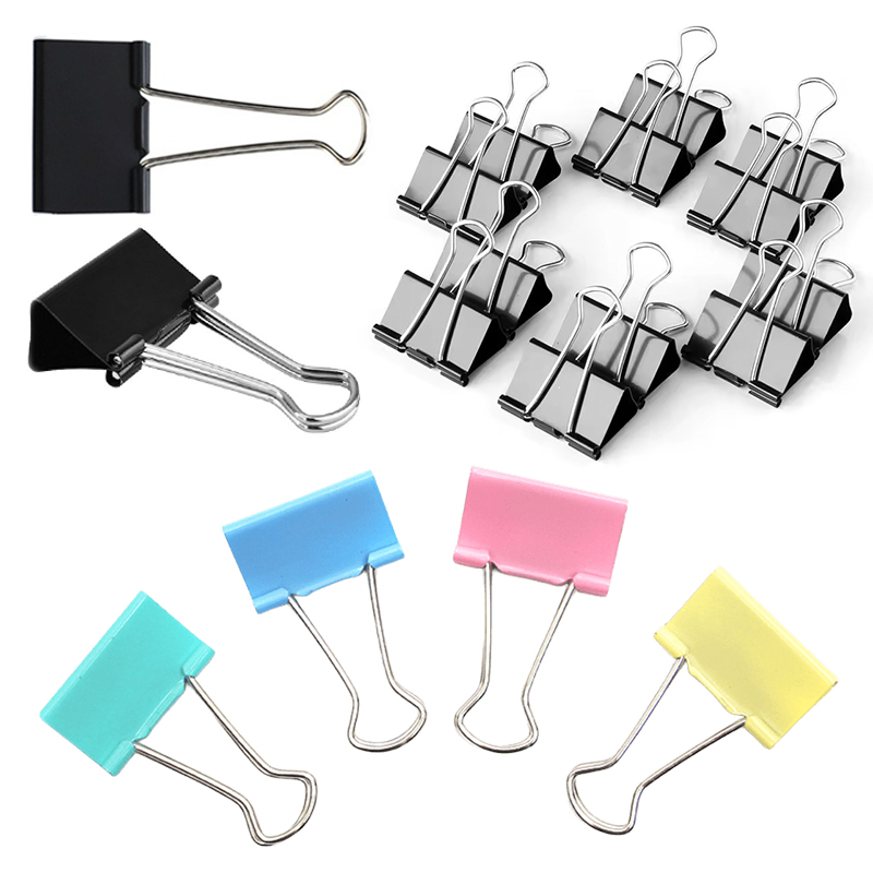 Office Stationery And Supply - 10PCS 25mm 크기 금속 바인더 클립