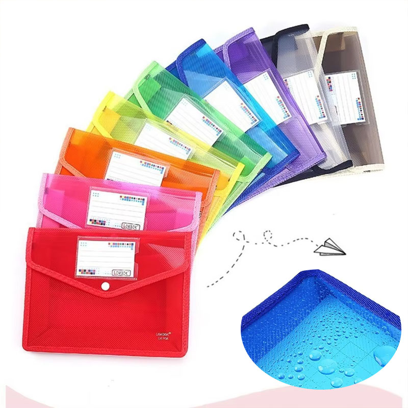 Office Stationery And Supply - 1-10PCS 방수 A4 A5 스냅 버튼