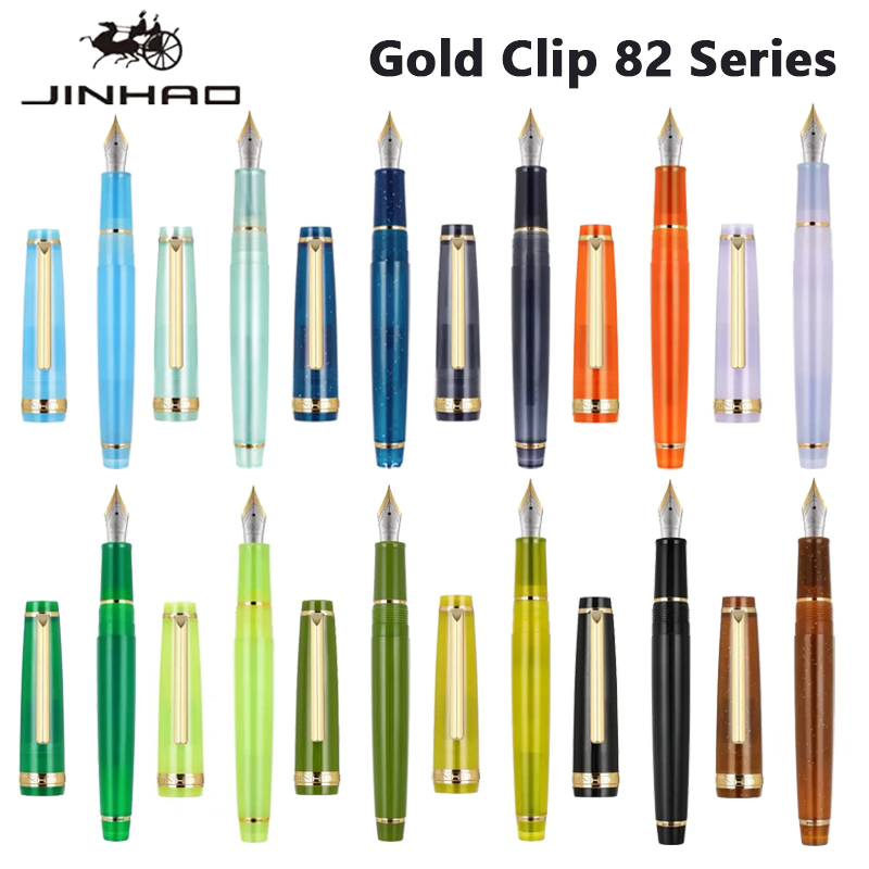 Stationery Supply Business - Jinhao 82 만년필 골든 클립 EF/F/M