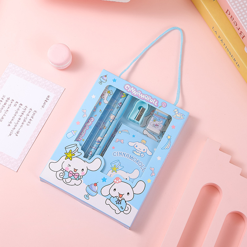 Ideal Stationery & Office Supply - 헬로키티 쿠로미 문구 세트, 자, 연필,