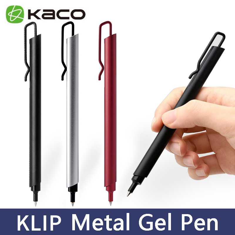 Stationery Supply Business - 카코 메탈 젤 펜, 블랙 잉크