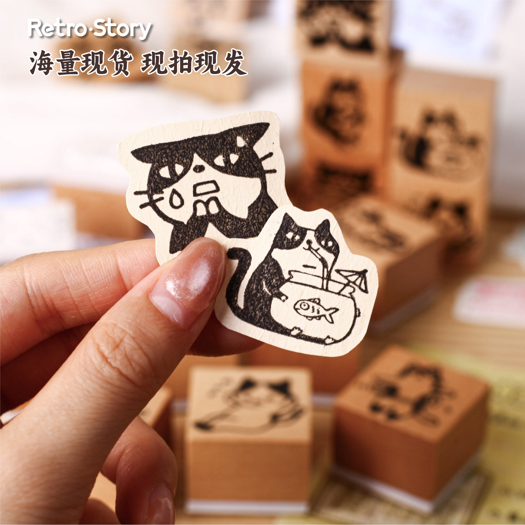 귀여운 애완동물 알파벳 나무 고무 스탬프, 빈티지 장식 - Ideal Stationery & Office Supply 리뷰 및 가격