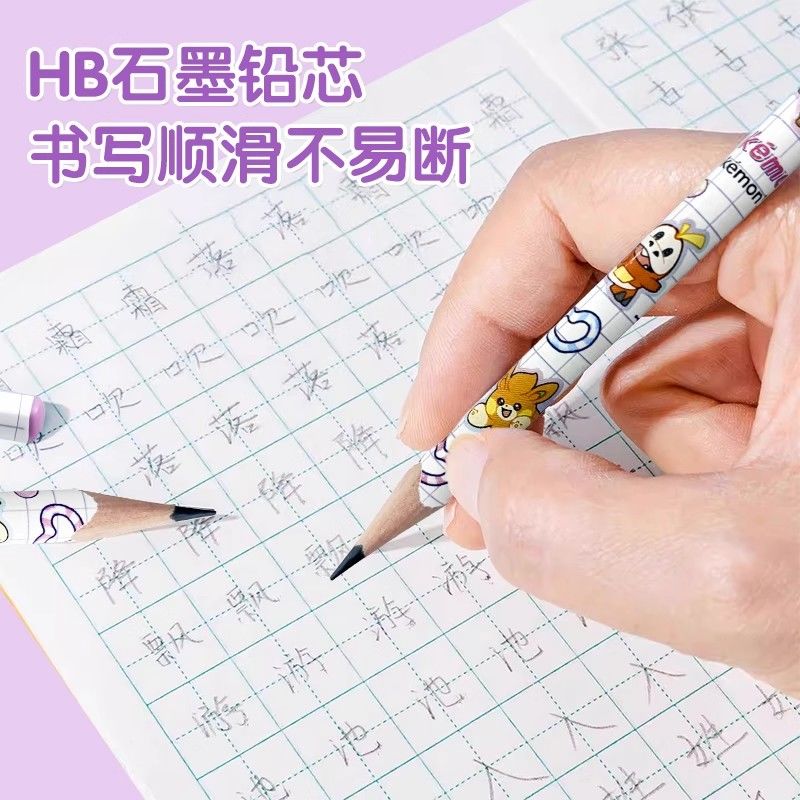 포켓몬 삼각형 2B 나무 연필 경량 필기용 문구류 일상 - Office Stationery And Supply 리뷰 및 가격
