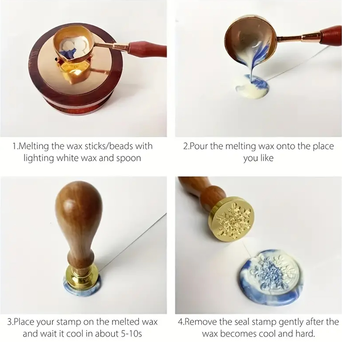 100 개/가방 왁스 인감 비즈 키트, 편지 씰링 및  - Wax Seal Stamp Kit 리뷰 및 가격
