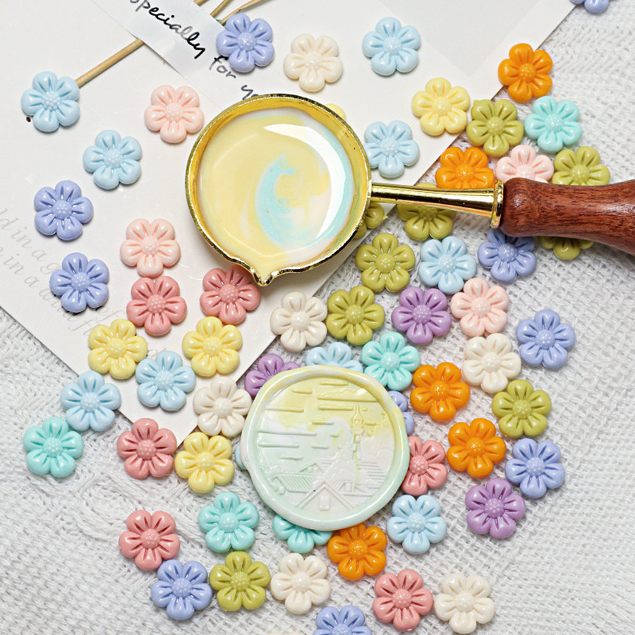150 개/가방 꽃 모양의 씰링 왁스 비즈 왁스 씰 스 - Wax Seal Stamp Kit 리뷰 및 가격
