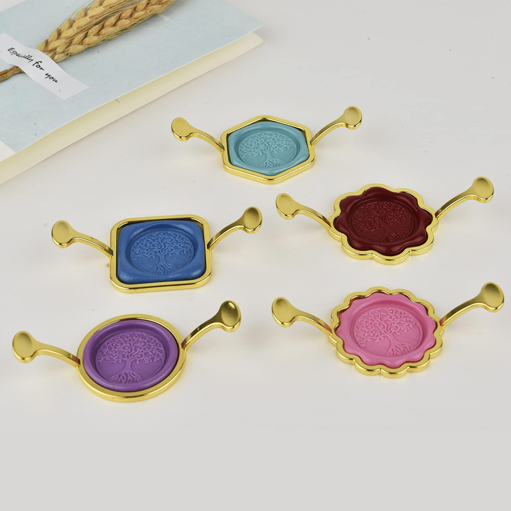 1 인치 왁스 인감 스탬프 라운드 및 꽃 금속 왁스 인 - Wax Seal Stamp Kit 리뷰 및 가격