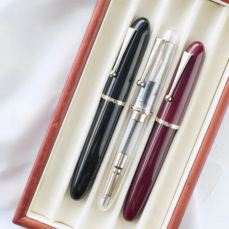 Jinhao 9019 만년필 투명 고급 송진 펜, 펜촉 - Stationery Supply Business 리뷰 및 가격