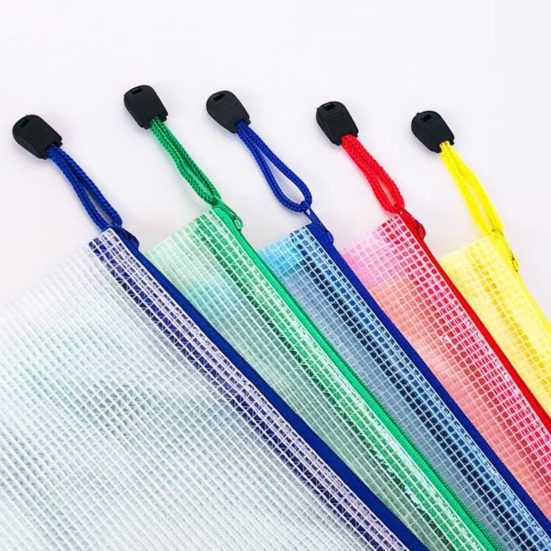 5PCS 편지지 보관 폴더 파일 메쉬 지퍼 주머니 A4 - Office Stationery And Supply 리뷰 및 가격