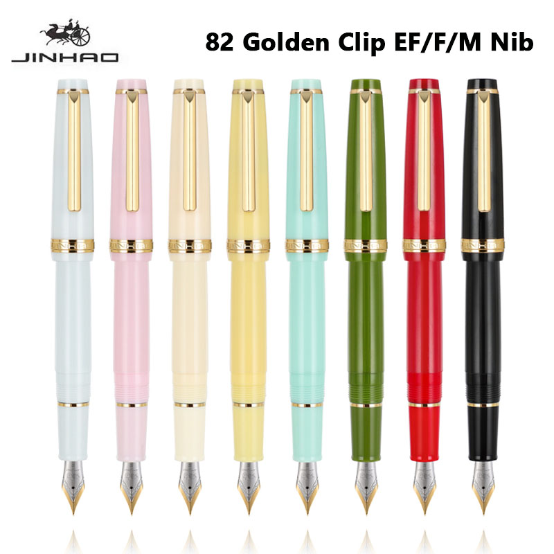 Jinhao 82 만년필 골든 클립 EF/F/M 펜촉  - Stationery Supply Business 리뷰 및 가격