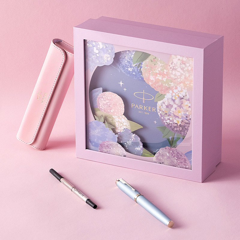 고급스러운 파커 플로럴 시리즈 수국 롤러볼 펜 선물세트 - Ideal Stationery & Office Supply 리뷰 및 가격