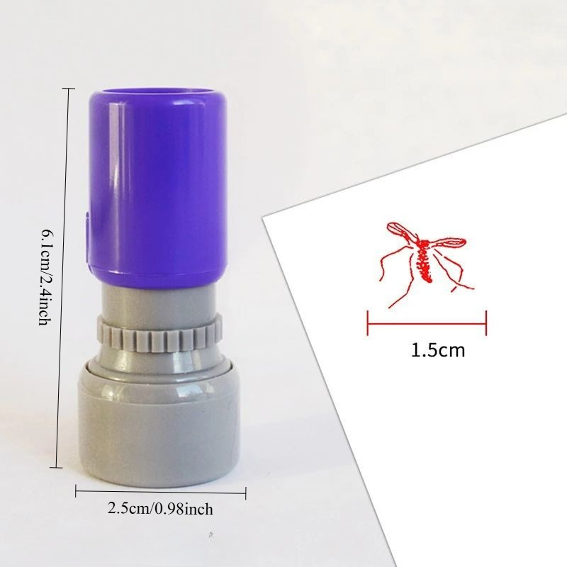 1/4개 모기 무늬 셀프잉킹 스탬프 귀여운 모기 스탬프 - Self Inking Stamp 리뷰 및 가격