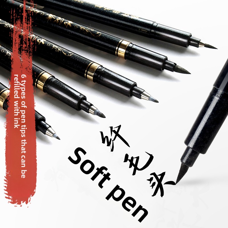 4개/세트 캘리그라피 아트 마커 펜 브러쉬 펜 아트 마 - Office Stationery And Supply 리뷰 및 가격