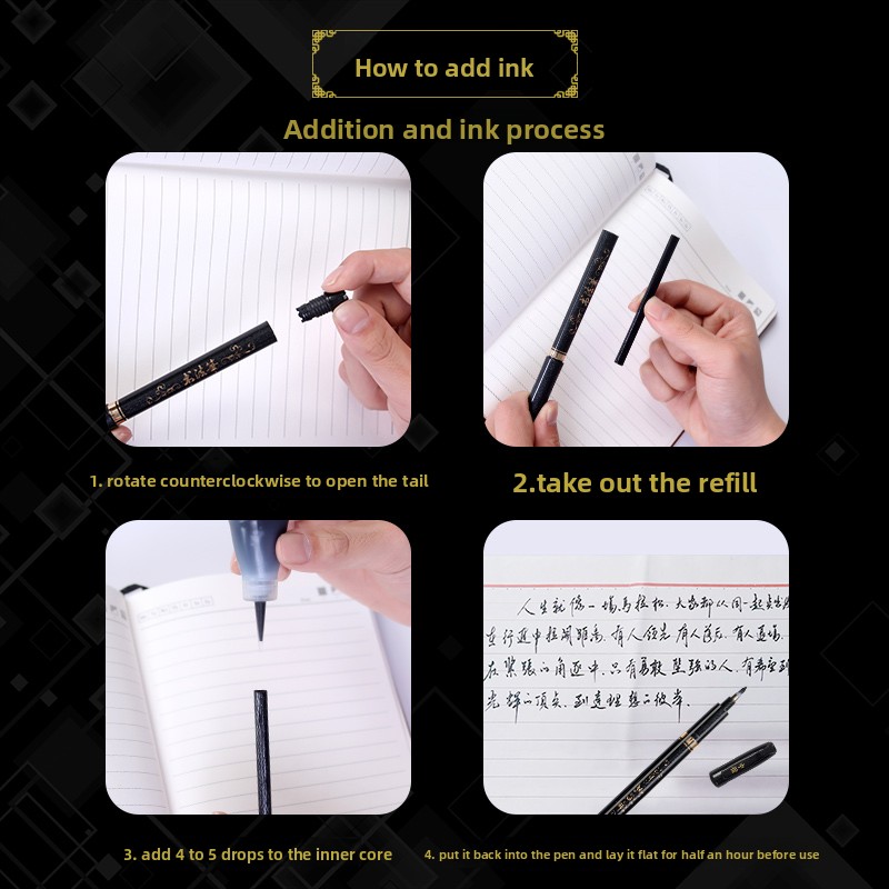 4개/세트 캘리그라피 아트 마커 펜 브러쉬 펜 아트 마 - Office Stationery And Supply 리뷰 및 가격
