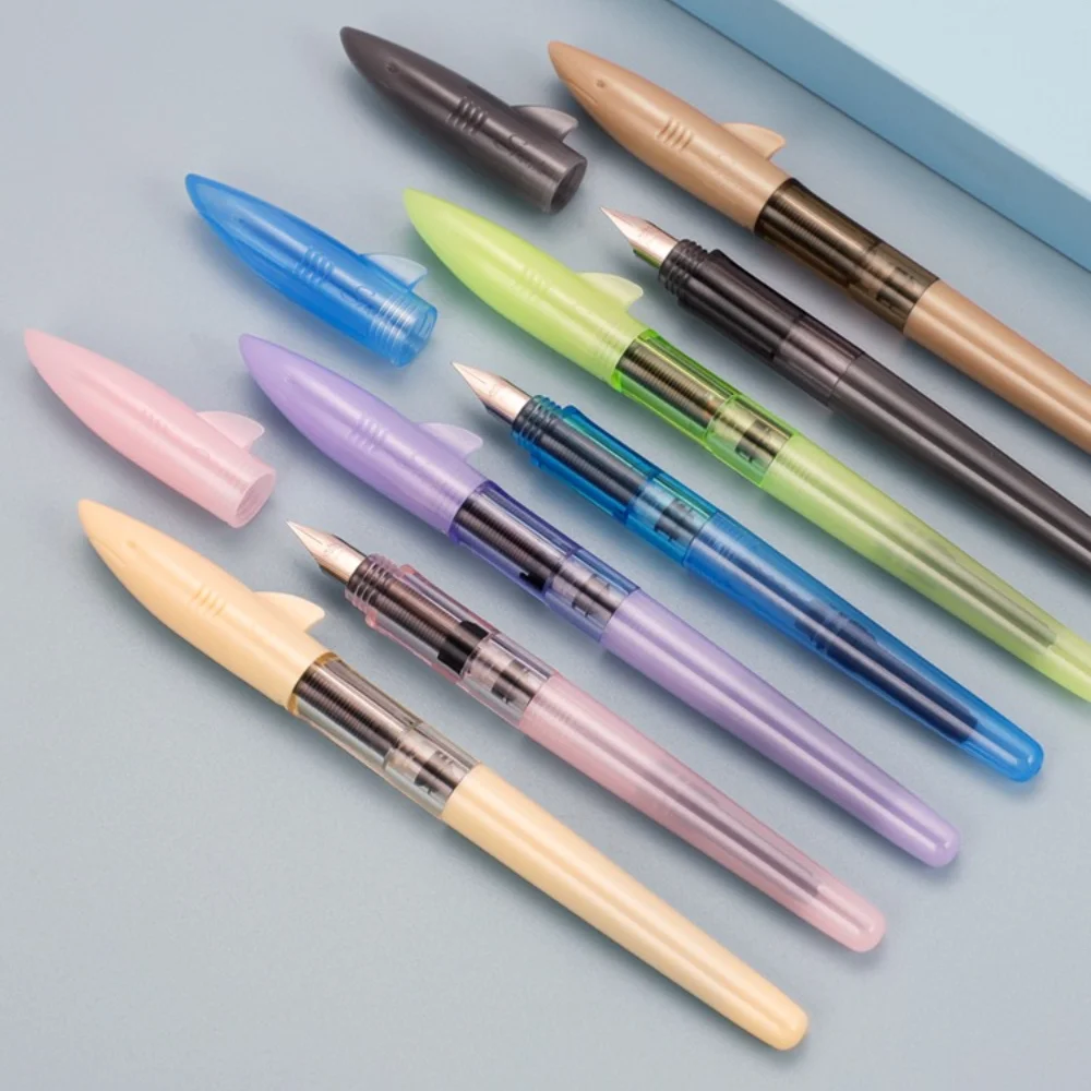 Jinhao 귀여운 상어 만년필, F 펜촉, 하이 퀄리 - Stationery Supply Business 리뷰 및 가격