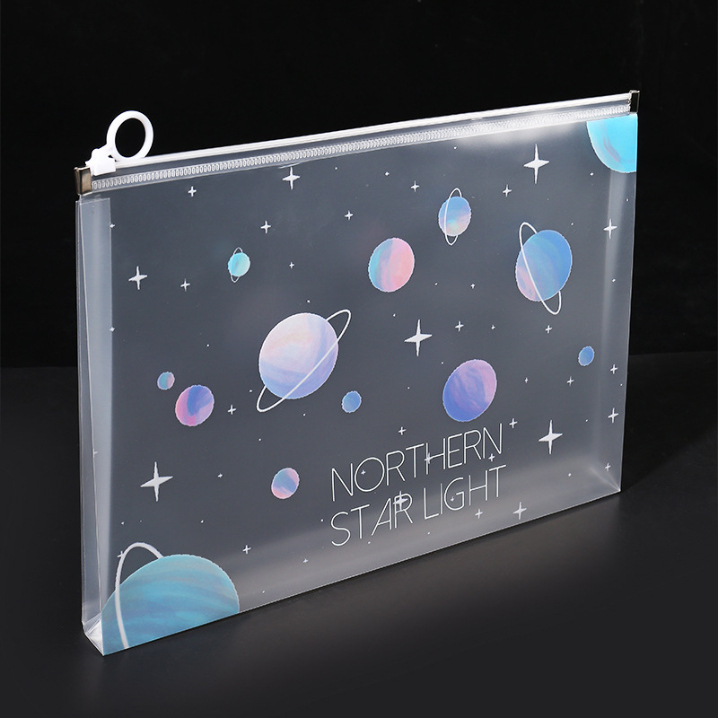 4/12pcs A4 공간 지퍼 폴더 파일 가방 파우치  - Office Stationery And Supply 리뷰 및 가격