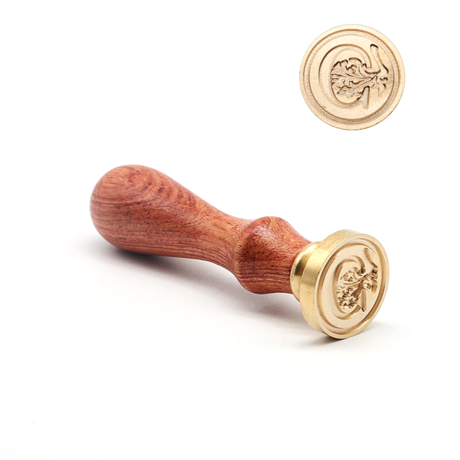 레트로 우드 스탬프 클래식 26자 알파벳 A-Z 이니셜 - Wax Seal Stamp Kit 리뷰 및 가격